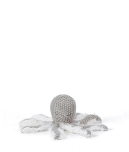 Ollie Octopus Rattle-Grey