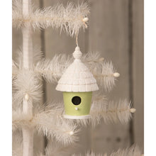 Load image into Gallery viewer, Bird House Ornaments - Set of 3