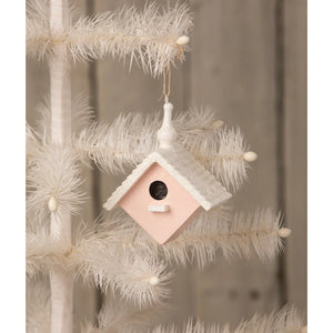 Bird House Ornaments - Set of 3